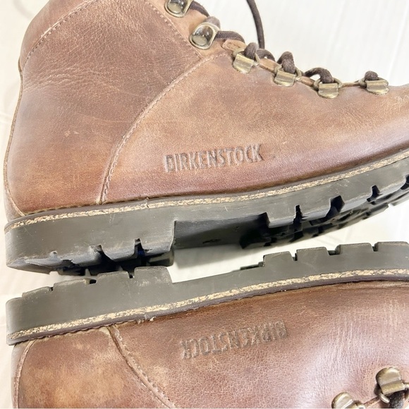 Birkenstock Jackson Boot Natural Nubuck Leather Brown Size 37 E Size 6 or 6.5 N - Picture 13 of 16